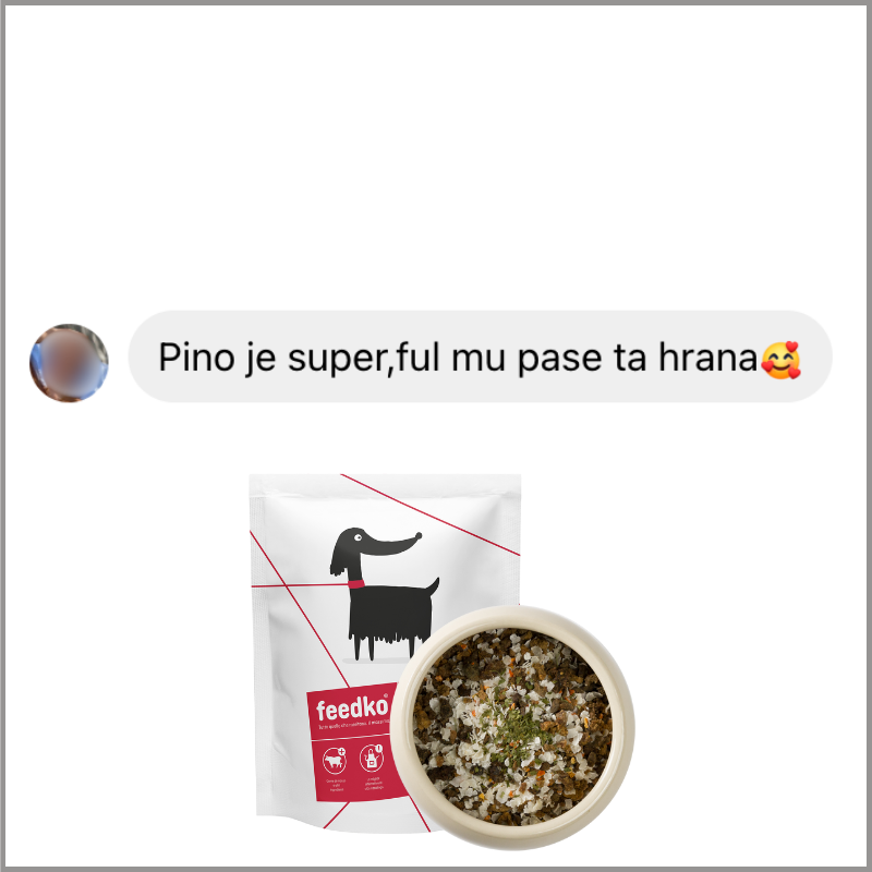 Mnenja strank, Feedko priporočilo, Dehidrirana hrana Feedko