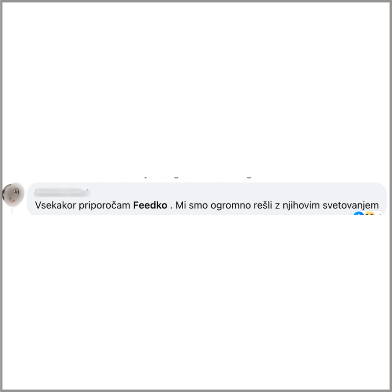 Mnenja strank, Feedko priporočamo