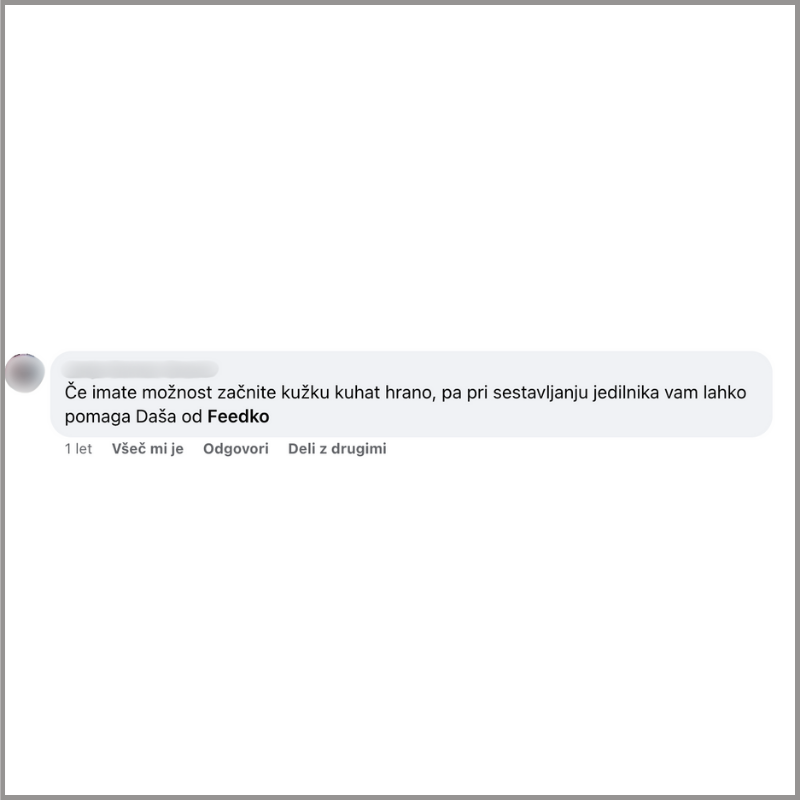 Mnenja strank, Feedko priporočamo