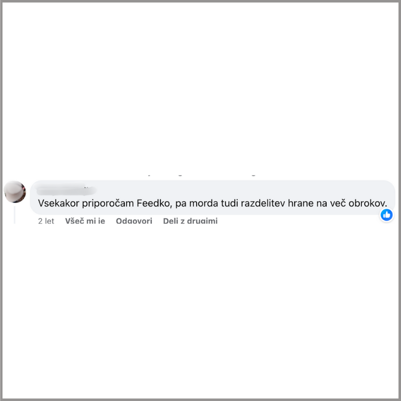 Mnenja strank, Feedko priporočamo