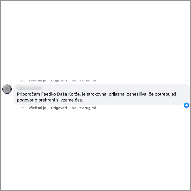 Mnenja strank, Feedko priporočamo