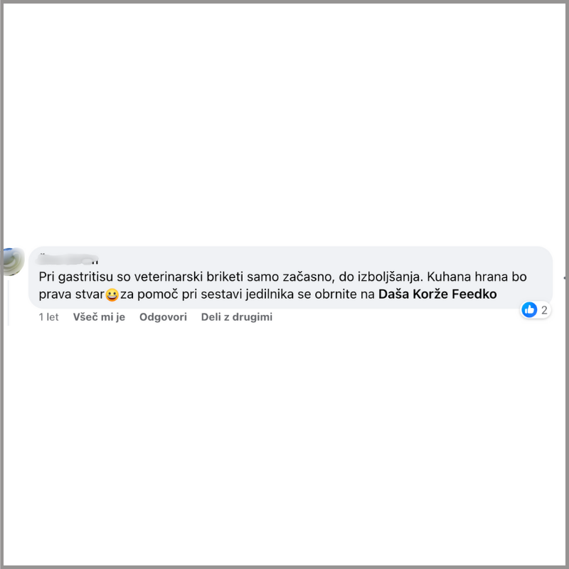 Mnenja strank, Feedko priporočamo