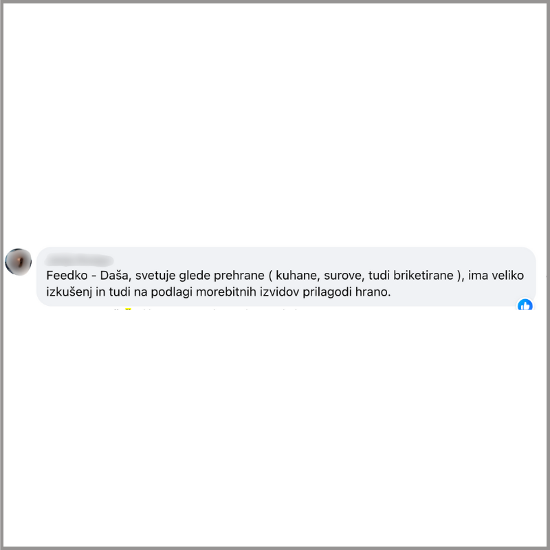 Mnenja strank, Feedko priporočamo