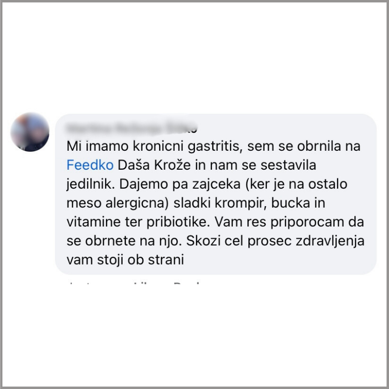 Mnenja strank, Feedko priporočamo